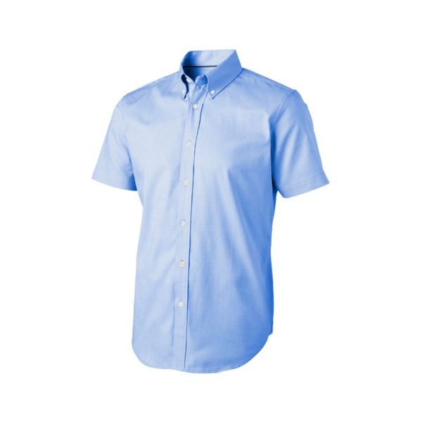 Camisa Elevate OXford Mc Sin Bolsillo Azul Celeste