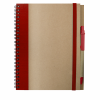 Cuaderno A5 Recikla Rojo