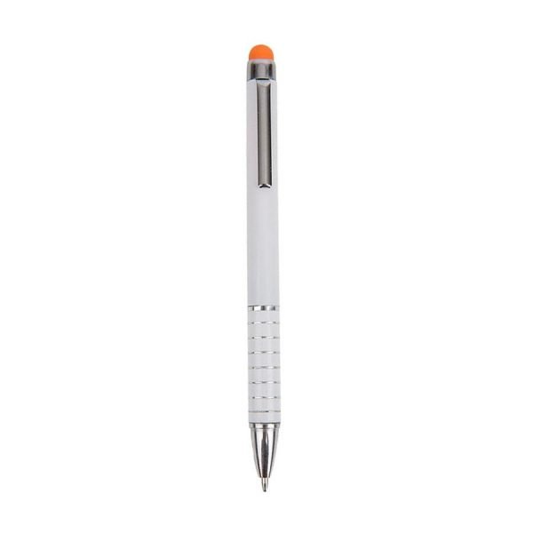 Boligrafo Energy Light Aluminio MiX Blanco Naranja