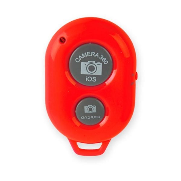 Bluetooth Remoto Para Monopod Selfie Rojo