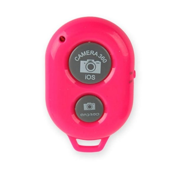 Bluetooth Remoto Para Monopod Selfie Rosa Fucsia