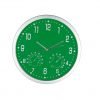 Reloj Redondo De Pared Meteo Verde Grass